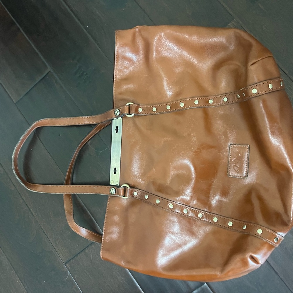 Patricia Nash Brown Leather Tote Bag